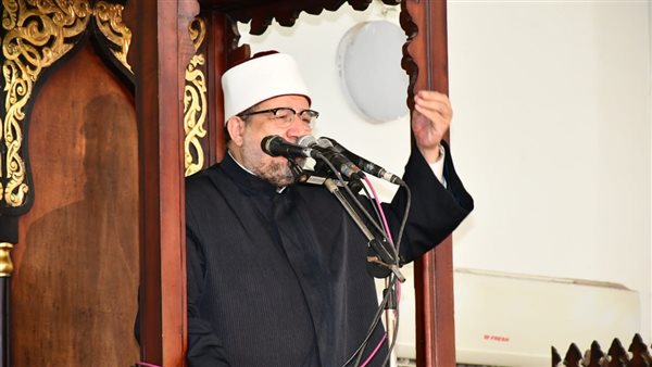 وزير الاوقاف من خطبة