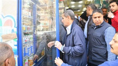 محافظ الغربية يقود حملة تفتيشية مفاجئة على السلاسل التجارية الكبرى بكفر الزيات