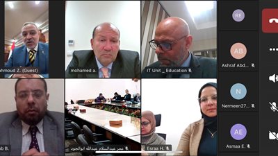 جائزة مصر للتميز الحكومي تعقد اجتماع لجنة تحكيم جوائز التميز الداخلية بجامعة طنطا