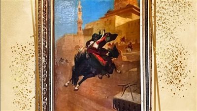 متحف قصر المنيل يعرض لوحة لأحد المماليك الفارين من مذبحة القلعة 