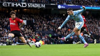 نتيجة مباراة مانشستر يونايتد ومانشستر سيتي في البريميرليج.. فودين يقود السماوي للفوز