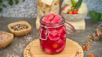 طريقة عمل مخلل اللفت فاطمة أبو حاتي.. استعدي لتجهيزات رمضان