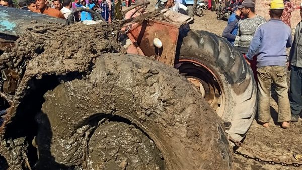 إنقلاب جرار زراعى