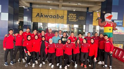 دورة الألعاب الإفريقية.. بعثة المنتخب المصري للكاراتيه تصل إلى غانا