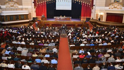 طارق شوقي خلال تدشين مبادرة جامعات مستدامة بجامعة القاهرة: يجب استغلال طاقات الشباب وحماسهم بالشكل الأمثل