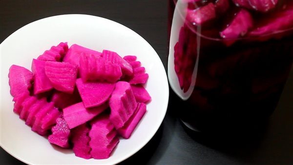 طريقة عمل مخلل اللفت