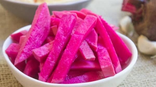 طريقة عمل اللفت المخلل