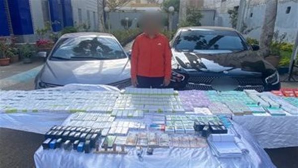 المتهم والمضبوطات