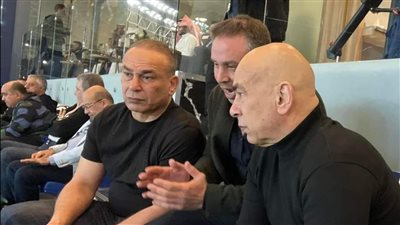 جلسة بين التوأم وحازم إمام على هامش قمة نهائي كأس مصر