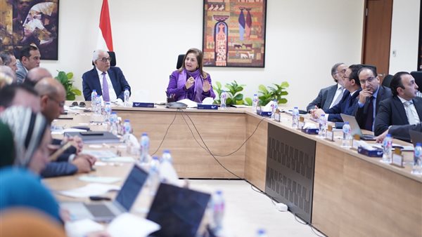 وزيرة التخطيط ووزير