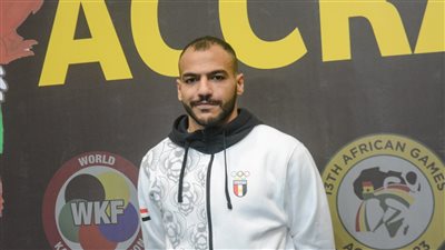 عبد الله ممدوح لاعب الكاراتيه: كللنا مجهودنا برفع العلم المصري