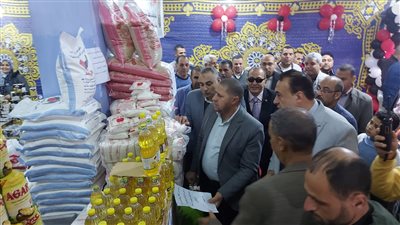 افتتاح معرض أهلا رمضان للسلع الغذائية والرمضانية بأسعار مخفضة بأبو المطامير