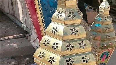 صانع أكبر فانوس بكفر الشيخ: هدفنا إسعاد الناس.. وتكلفته أكثر من 3 آلاف | بث مباشر