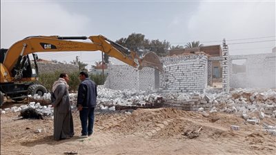 إزالة 30 حالة تعدٍ على أراضي زراعية وأملاك دولة بأسيوط