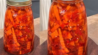 سر الصنعة.. طريقة عمل مخلل الجزر السوري بالخلطة