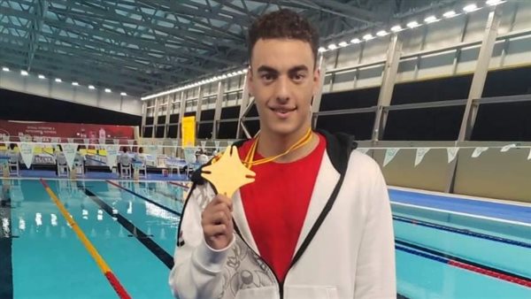 السباح عبد الله نصر