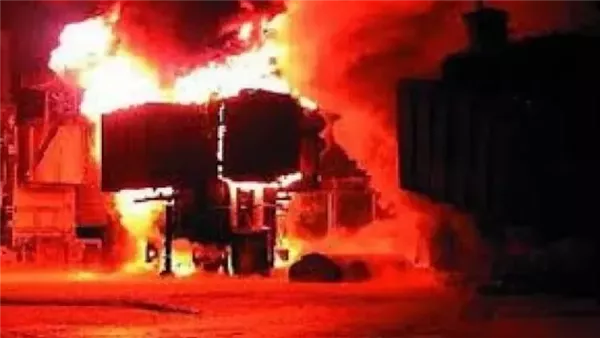 انفجار محول كهرباء