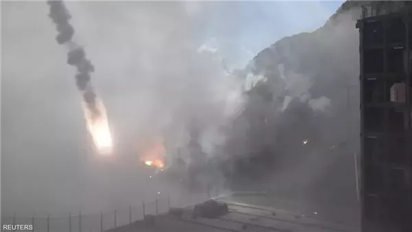 انفجار الصاروخ كايروس