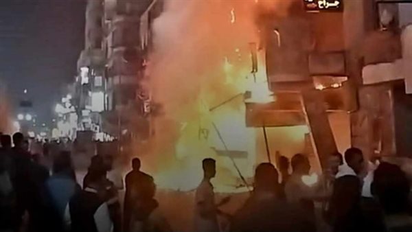 صورة من الحريق