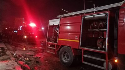 تفاصيل حريق مزرعة دواجن بالعياط بعد السيطرة عليه | صور 