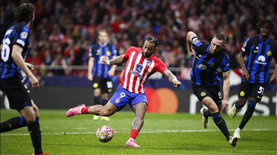 نتيجة مباراة أتلتيكو مدريد وإنتر ميلان في دوري الأبطال.. الروخي بلانكوس إلى ربع النهائي
