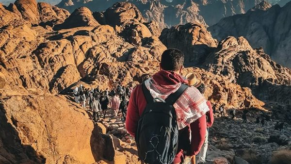 تسلق جبل موسى بسانت