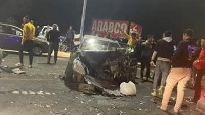 إصابة 4 أشخاص في انقلاب سيارة ملاكي على طريق الفيوم