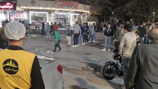 جانب من المشاجرة