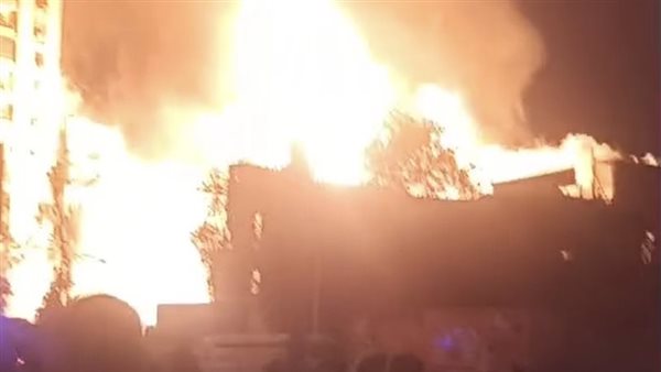 حريق استوديو الأهرام