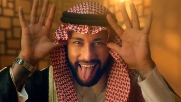 نيمار بالزي السعودي