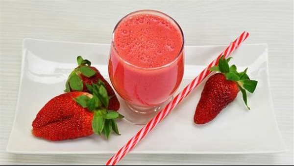 طريقة عمل عصير فراولة