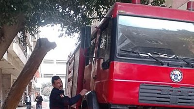 حريق جديد في عقار بمحيط ستوديو الأهرام.. ومحاولات للسيطرة عليه|صور وفيديو