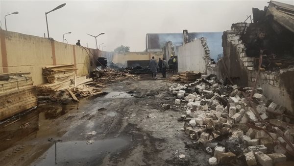 آثار الحريق 