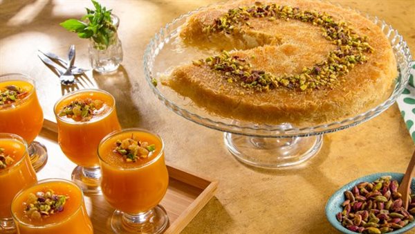 طريقة عمل كنافة بالكريمة