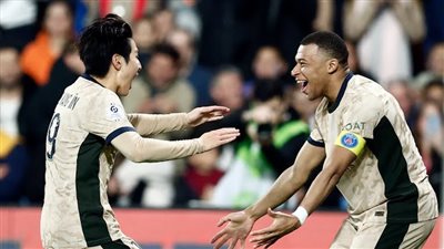 مبابي يبدع ويقود باريس سان جيرمان لاكتساح مونبلييه بالدوري الفرنسي