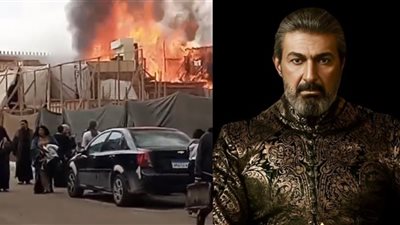 سبب حريق مسلسل جودر لـ ياسر جلال.. النار كلت 150 متر ديكورات | فيديو