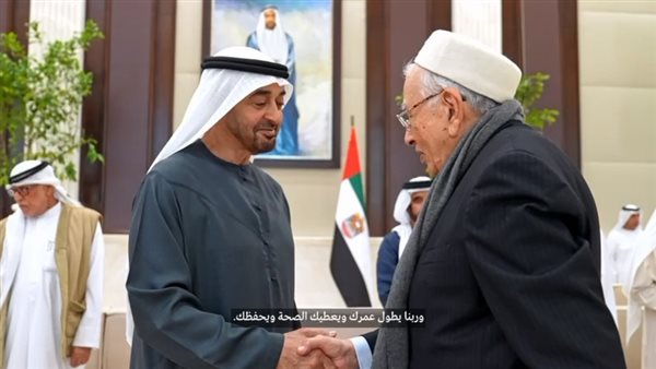 محمد بن زايد يستقبل