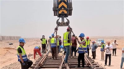 النقل تقترب من إنهاء مشروع خط سكة حديد الروبيكي/ العاشر من رمضان / بلبيس
