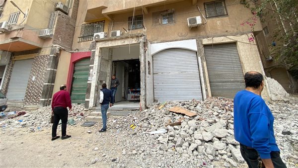 انهيار أجزاء من عقار