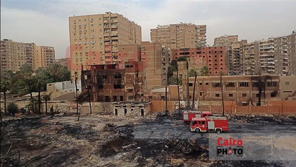 حريق ستوديو الأهرام