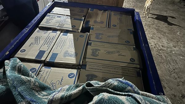 ضبط 6000 الف علبة