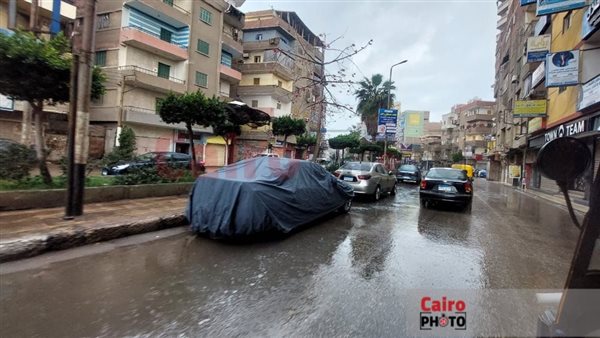 سقوط أمطار غزيرة