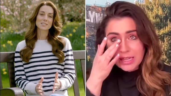 مذيعة تبكي بعد انتهاك