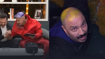 بعد سقوطه في البحيرة.. طارق لطفي يصرخ لـ رامز جلال: مبعرفش أعوم