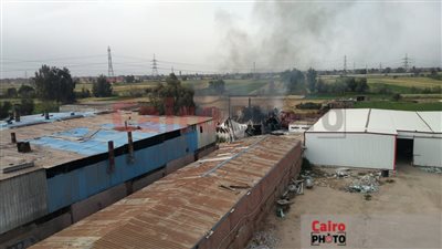 الحماية المدنية بالمنوفية تسيطر على حريق مصنع زيوت بقويسنا
