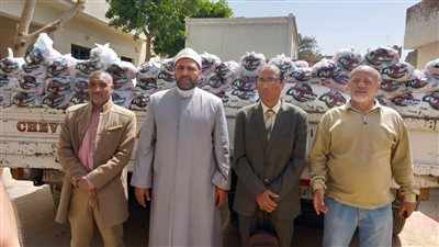 أوقاف الفيوم تسلم مديرية التضامن الاجتماعي 3 آلاف شنطة سلع غذائية 