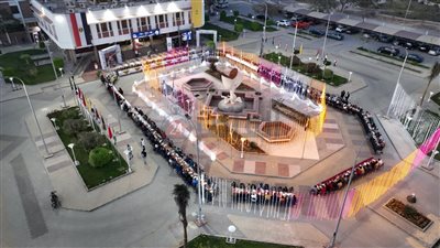 جامعة المنيا تقيم حفل إفطار جماعي على الأضواء لأسرة طلاب من أجل مصر 