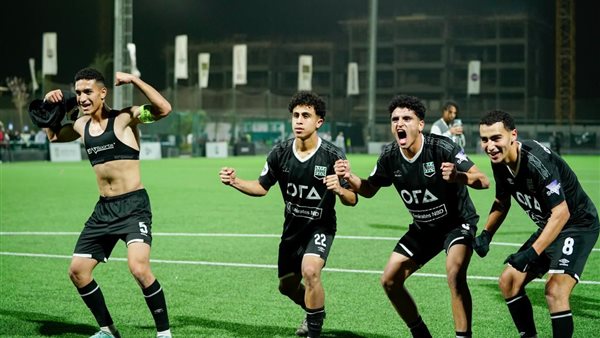 احتفال لاعبي زد بالفوز