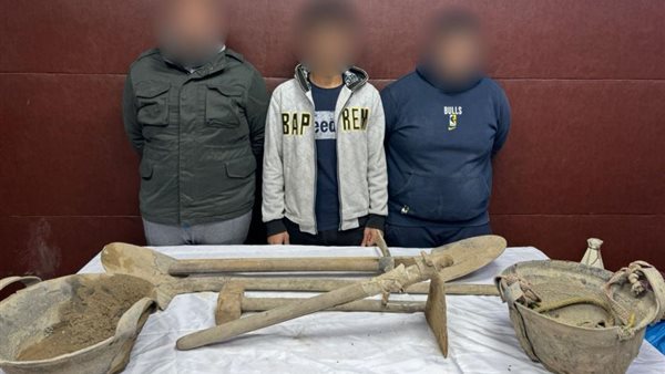 المتهمين والمضبوطات