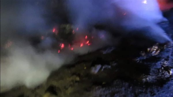 حريق مزرعة وزارة